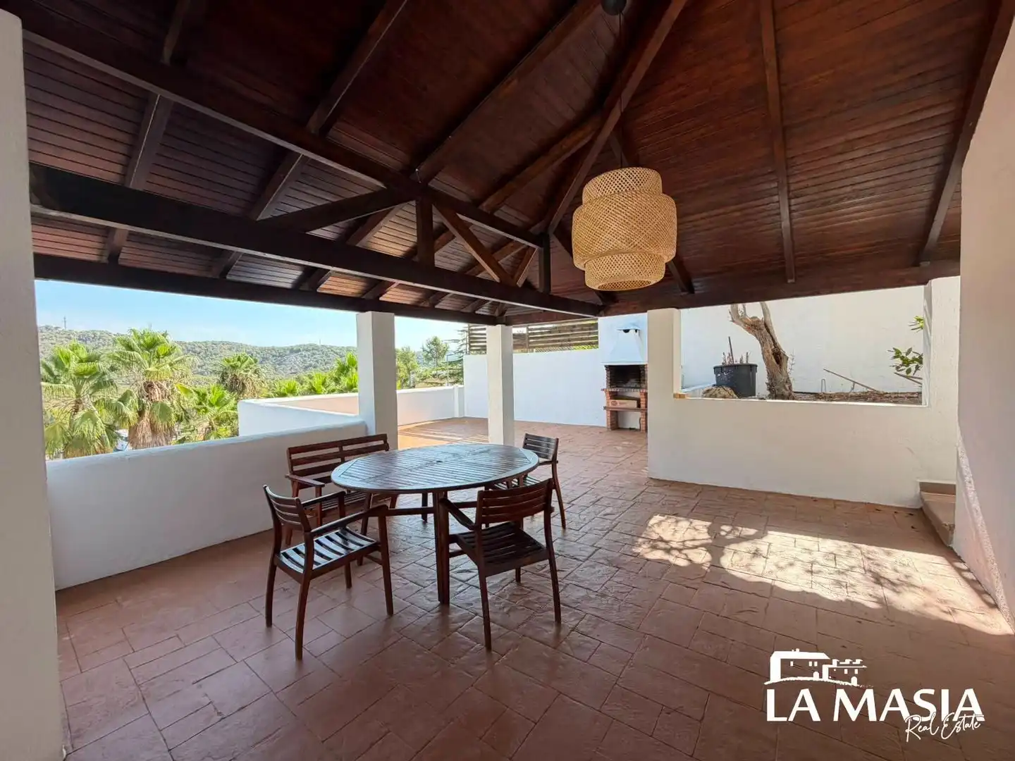 Terraza de Casa o chalet de alquiler en Olivella con Aire acondicionado, Calefacción y Jardín privado