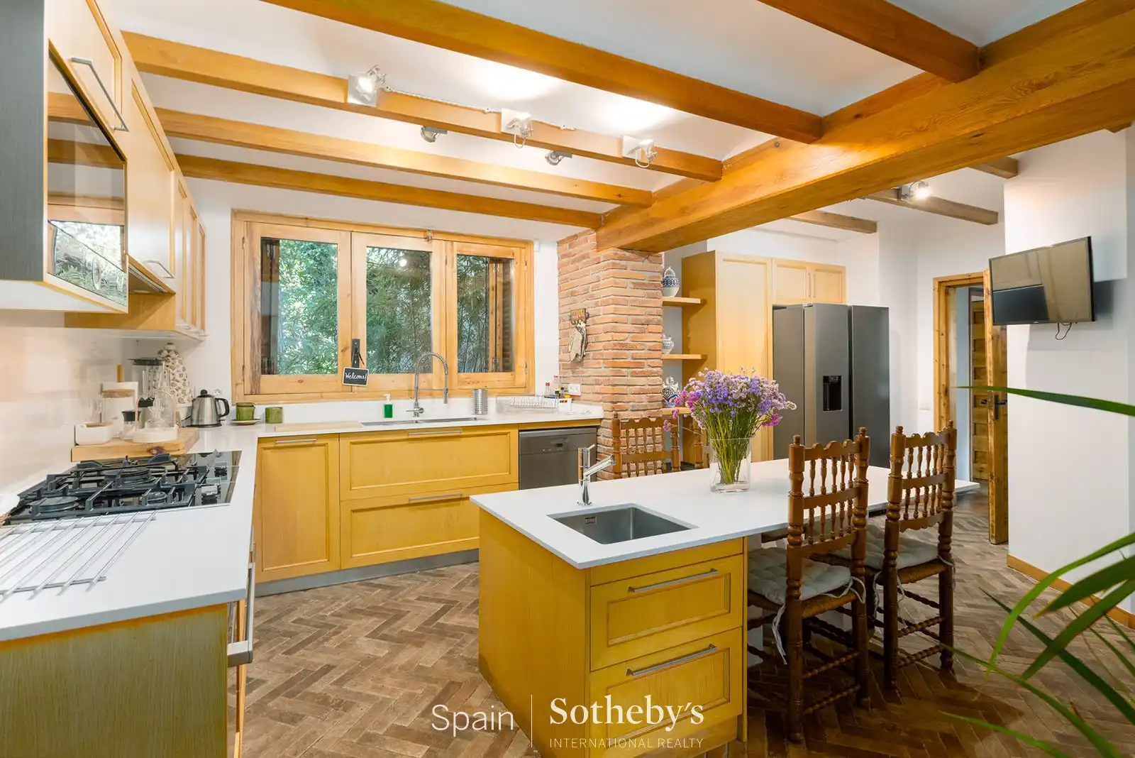 Kitchen of Country homes for sale in Premià de Dalt  with Air Conditioner, Heating and Private garden