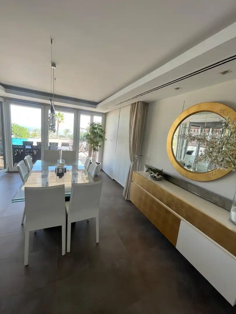 Esszimmer von Haus oder Chalet zur Miete in Elche / Elx mit Klimaanlage, Heizung und Privatgarten