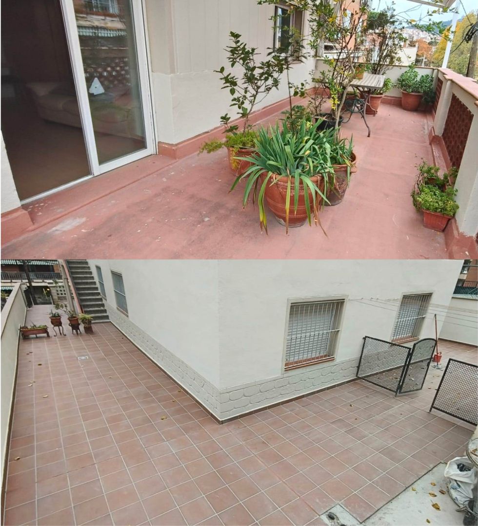 Garden of Flat for sale in  Barcelona Capital  with Heating, Private garden and Terrace