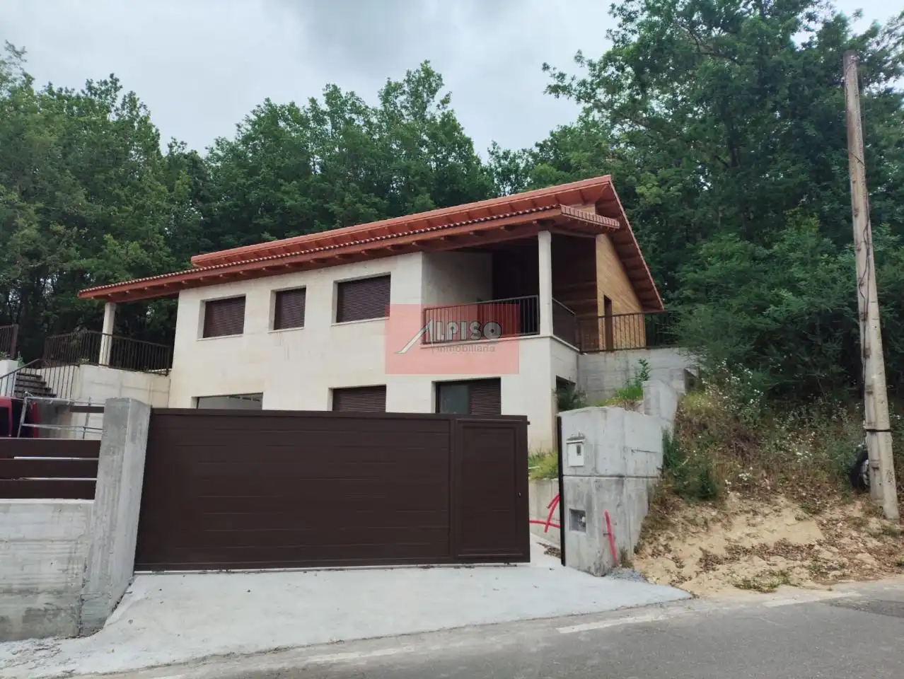 Exterior view of Houses for sale in O Pereiro de Aguiar   with Heating, Private garden and Terrace