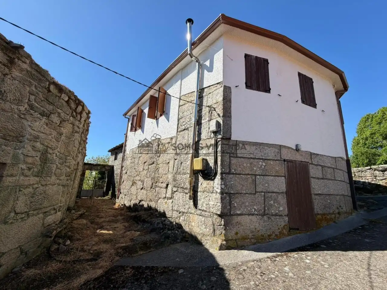 Vista exterior de Casa o chalet en venta en Nogueira de Ramuín con Calefacción, Trastero y Amueblado