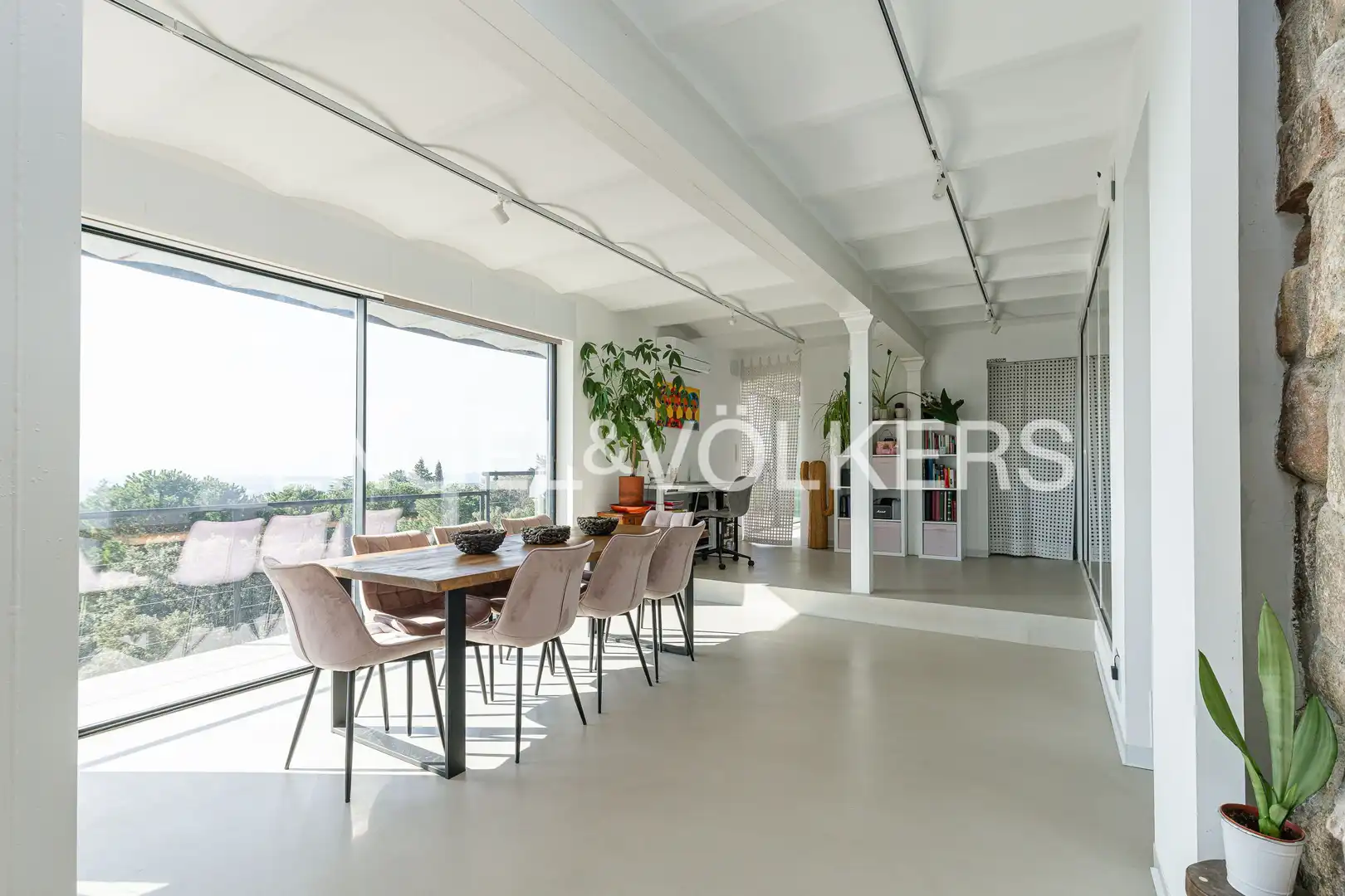 Dining room of Houses for sale in Hoyo de Manzanares  with Air Conditioner, Heating and Private garden