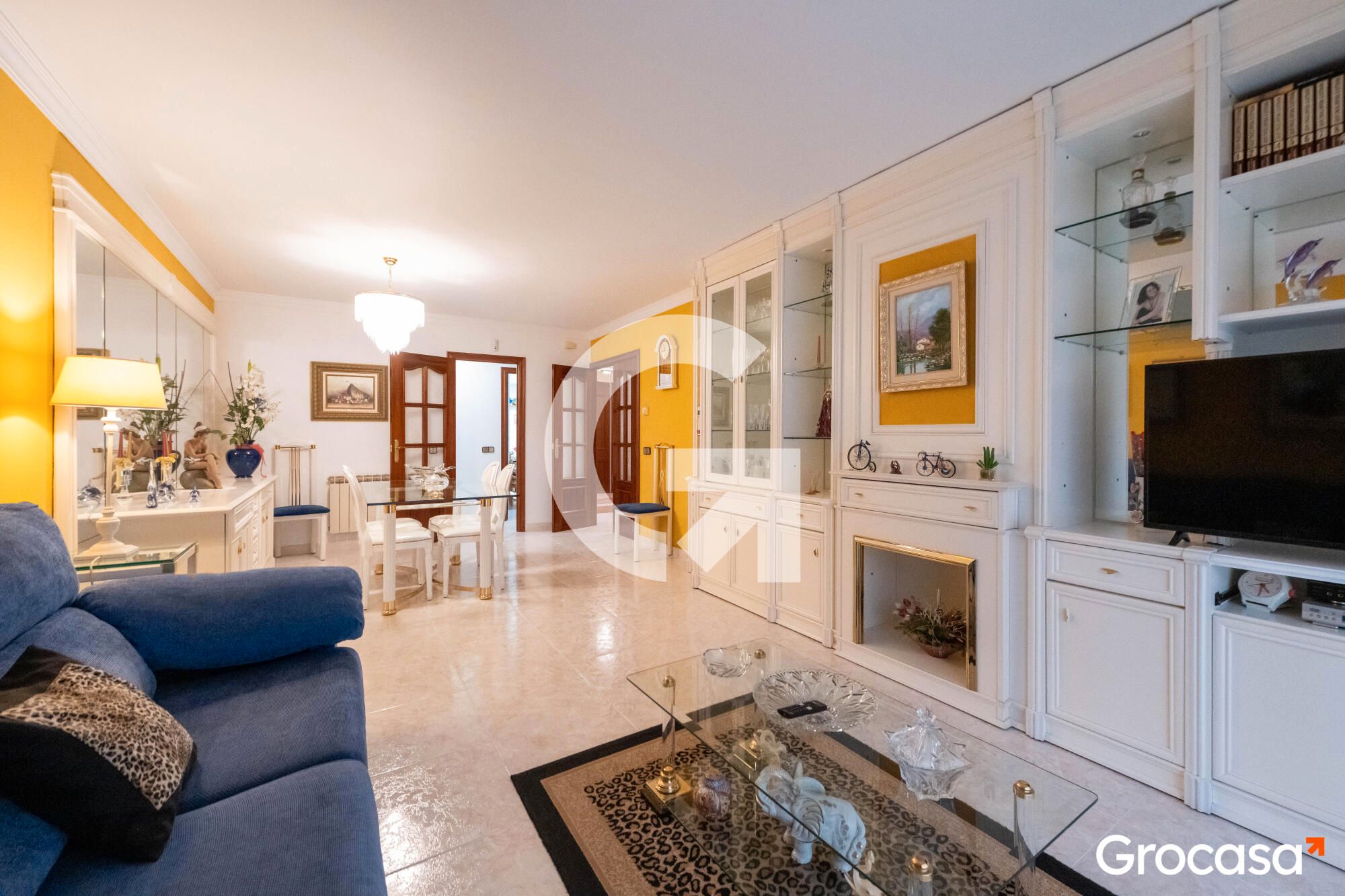 Sala d'estar de Pis en venda en Mataró amb Calefacció, Traster i Moblat