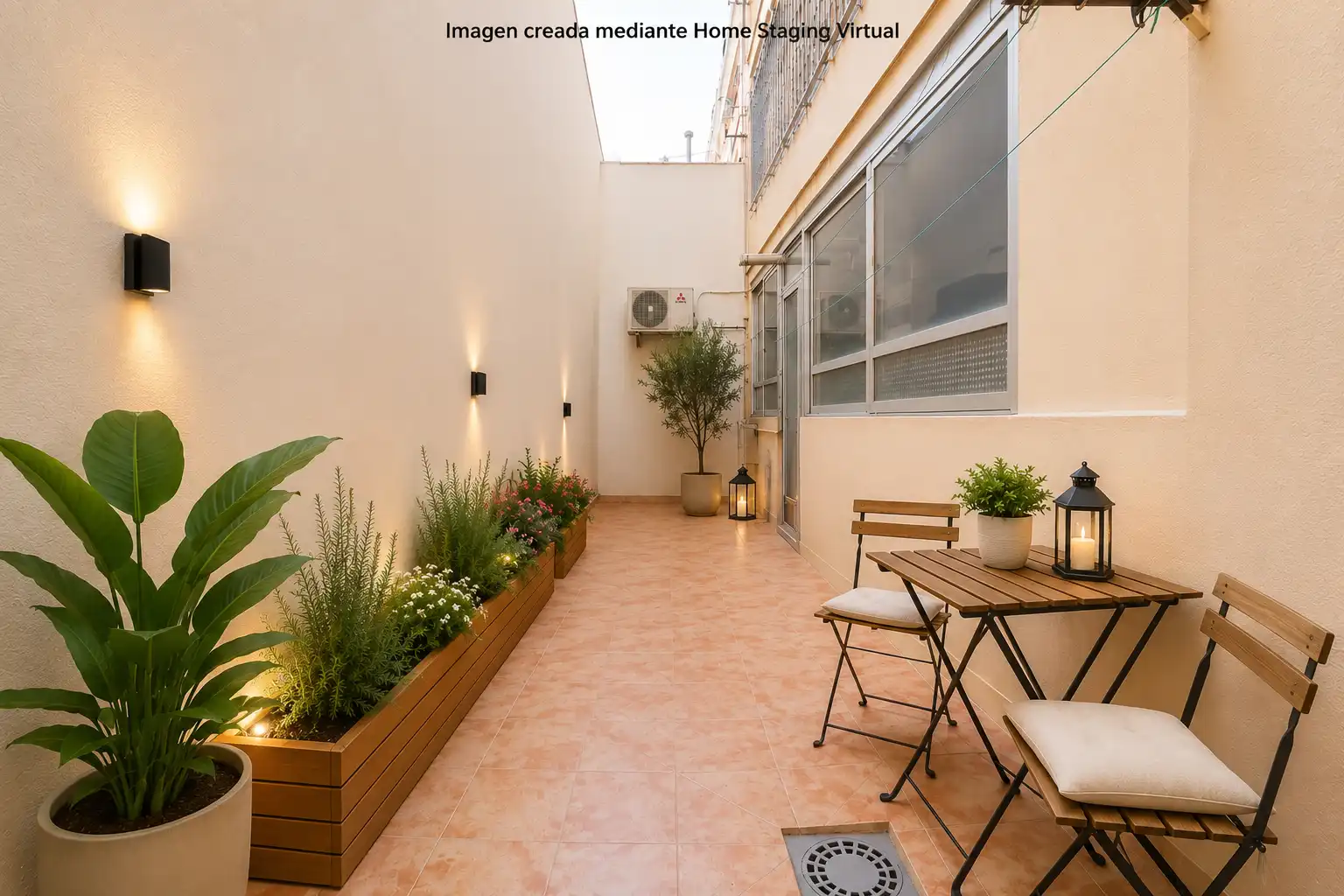 Terraza de Piso en venta en Madrid con Calefacción, Jardín privado y Internet