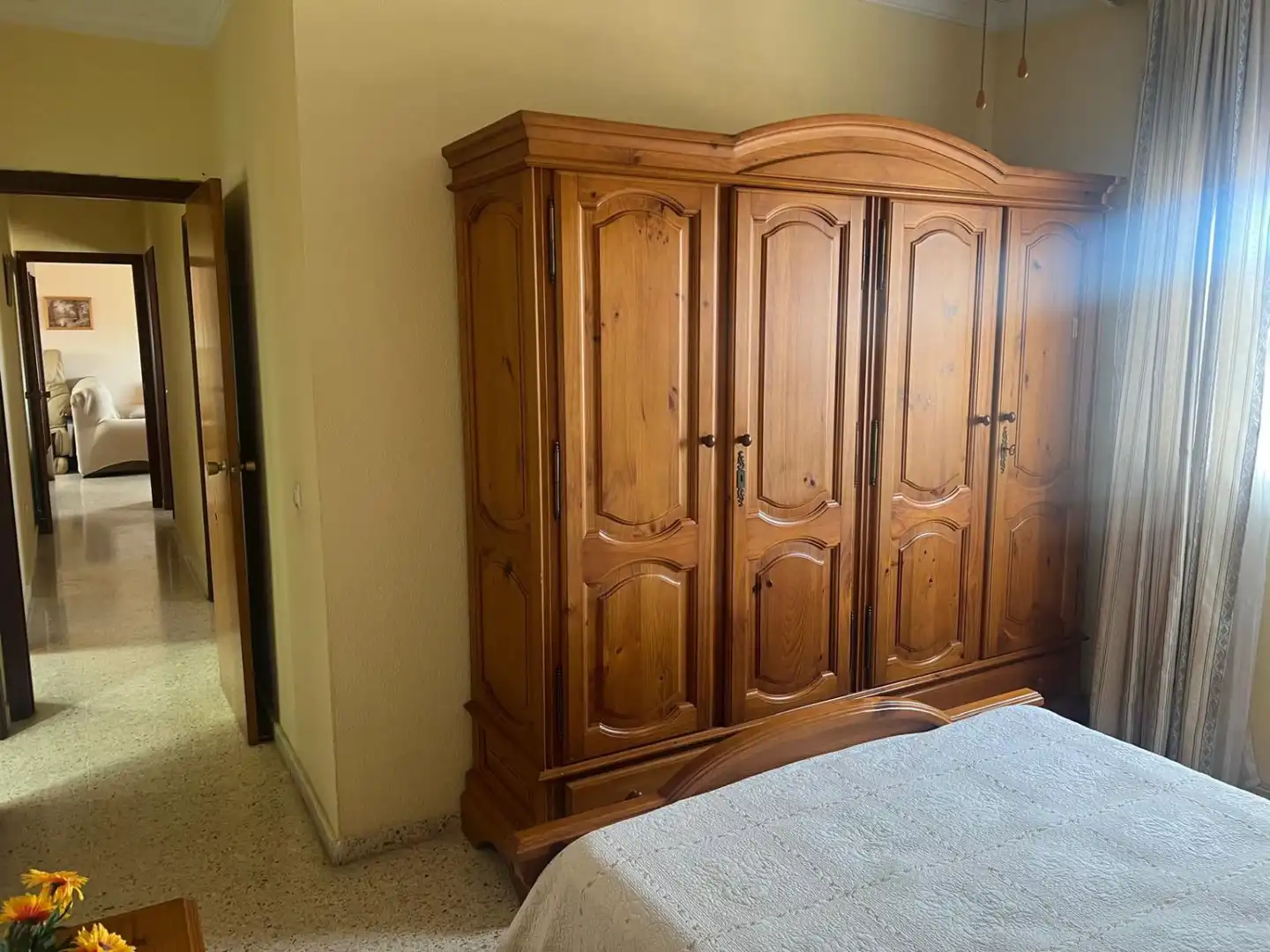 Bedroom of Flat for sale in Sevilla  with Air Conditioner