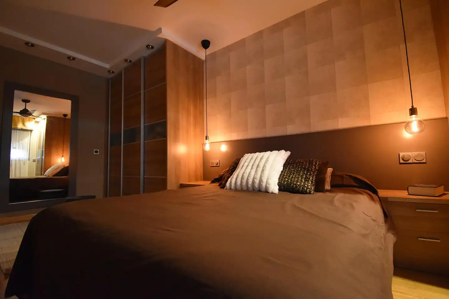 Schlafzimmer von Wohnung zum Verkauf in Zaragoza mit Klimaanlage, Heizung und Parkett