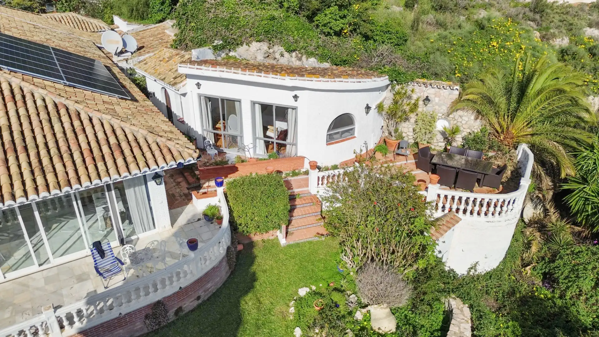 Jardín de Casa o chalet en venta en Benalmádena con Aire acondicionado, Jardín privado y Terraza