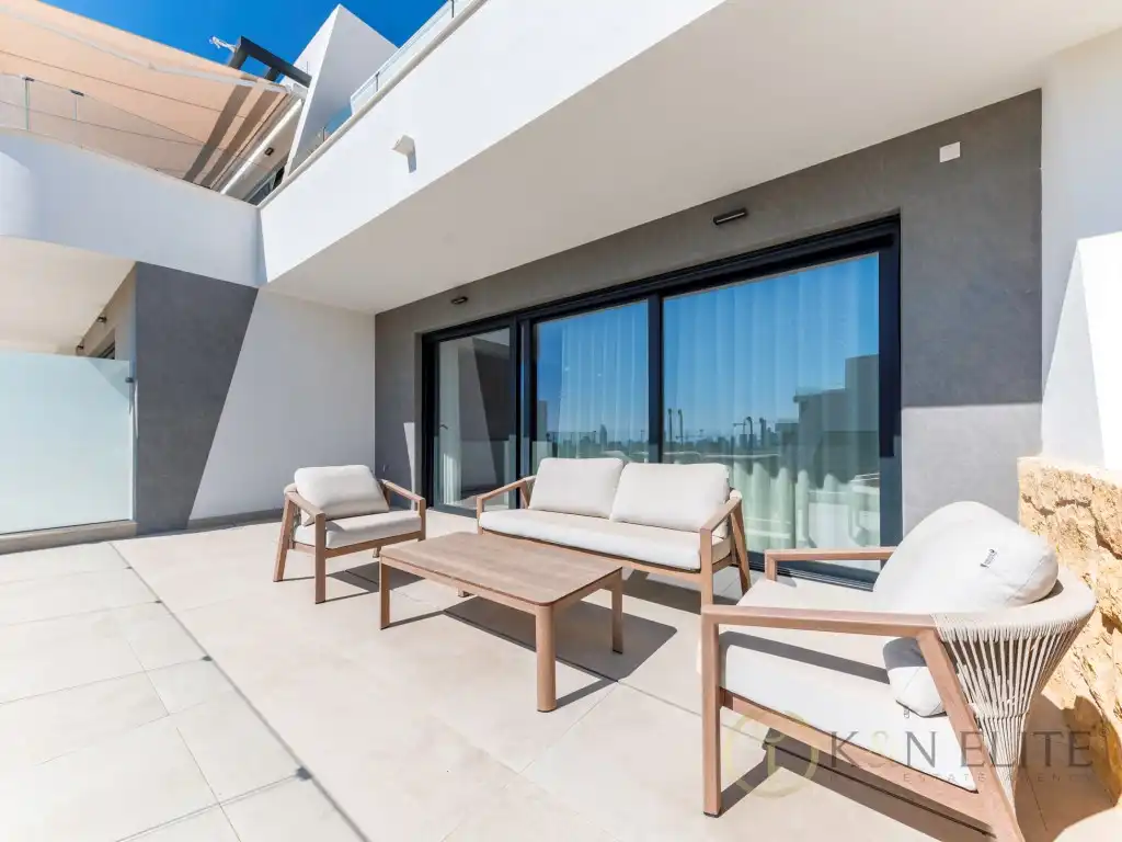 Terrasse von Maisonette zum Verkauf in Benidorm mit Klimaanlage und Terrasse