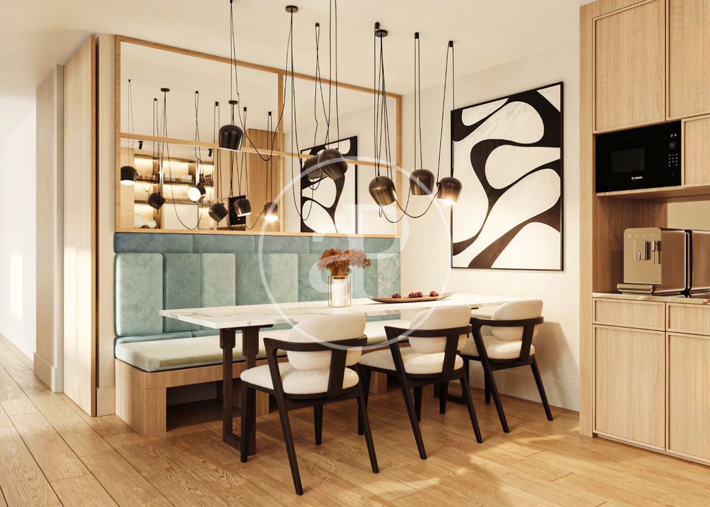 Comedor de Piso en venta en  Barcelona Capital con Aire acondicionado, Calefacción y Terraza