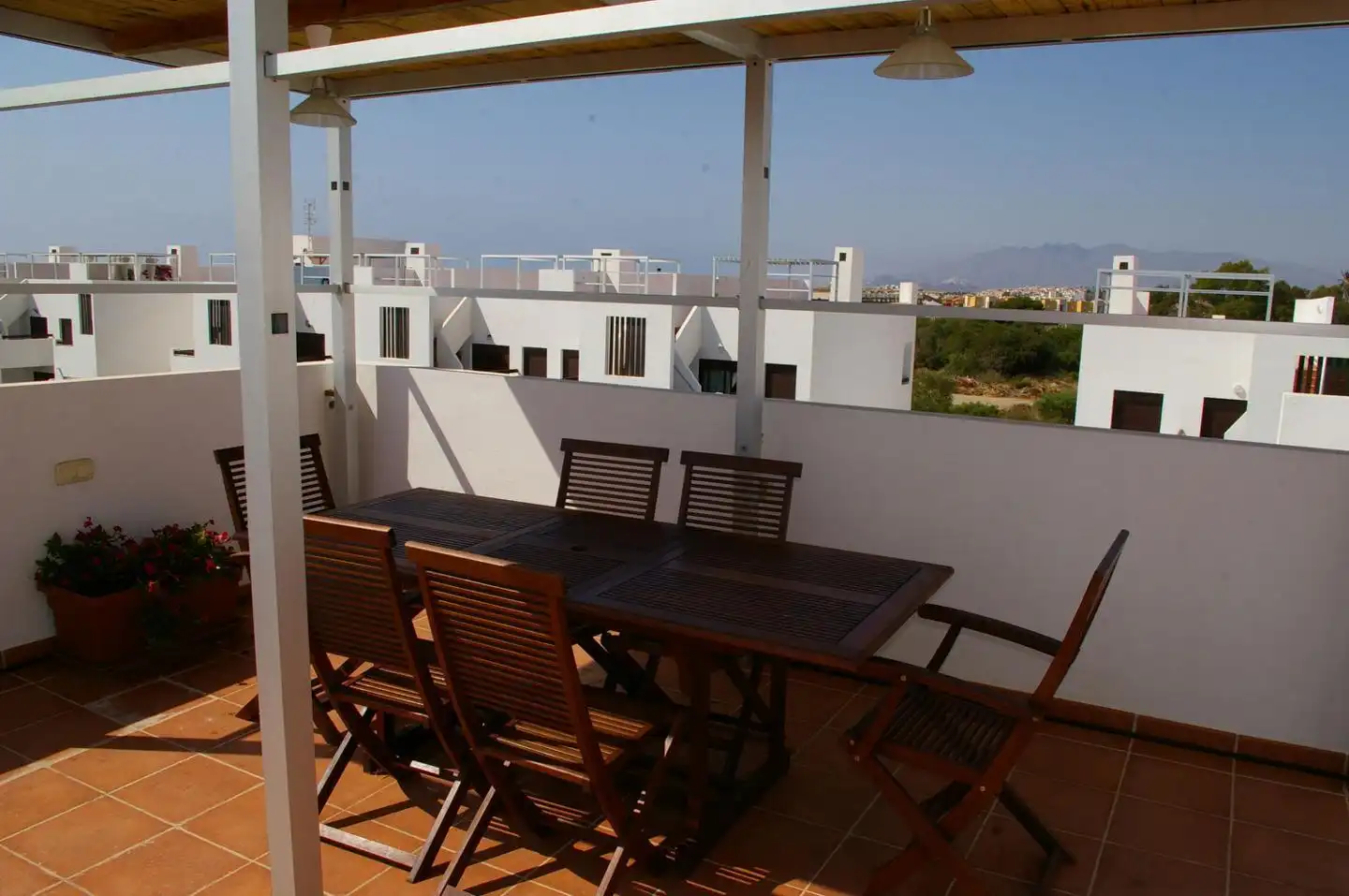Terrace of Flat for rent in Vera