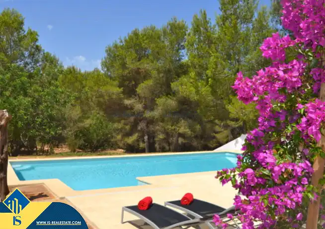 Piscina de Casa o chalet en venta en Santa Eulària des Riu con Terraza, Piscina y Amueblado