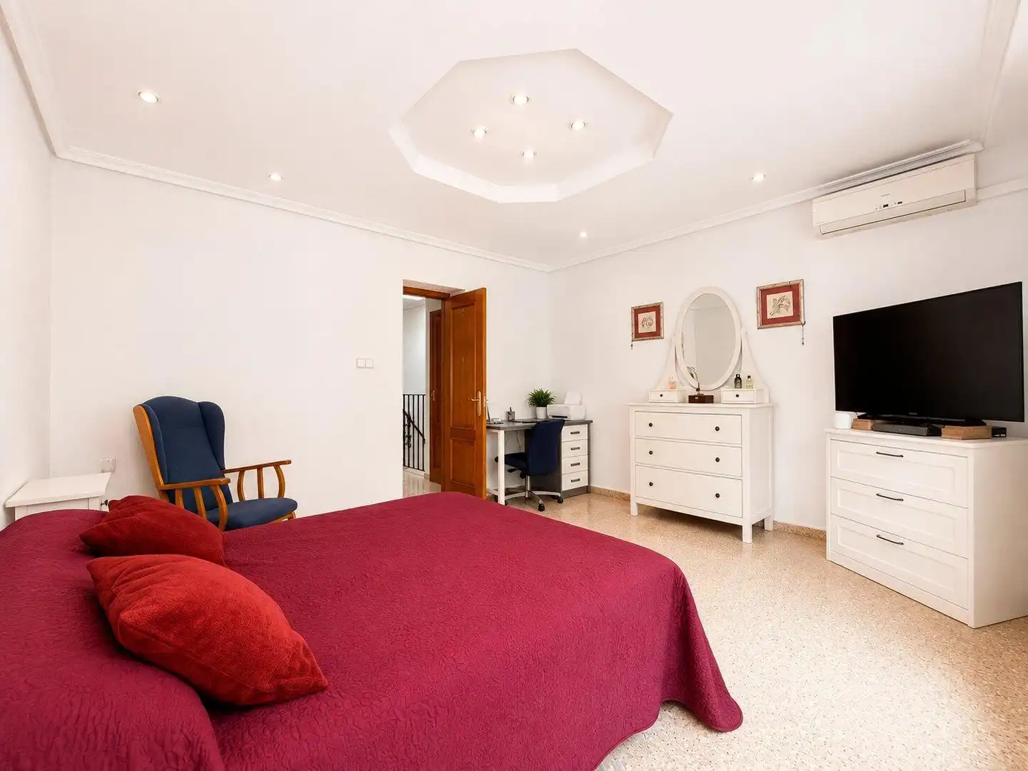 Dormitori de Casa o xalet en venda en Puçol amb Aire condicionat, Terrassa i Balcó