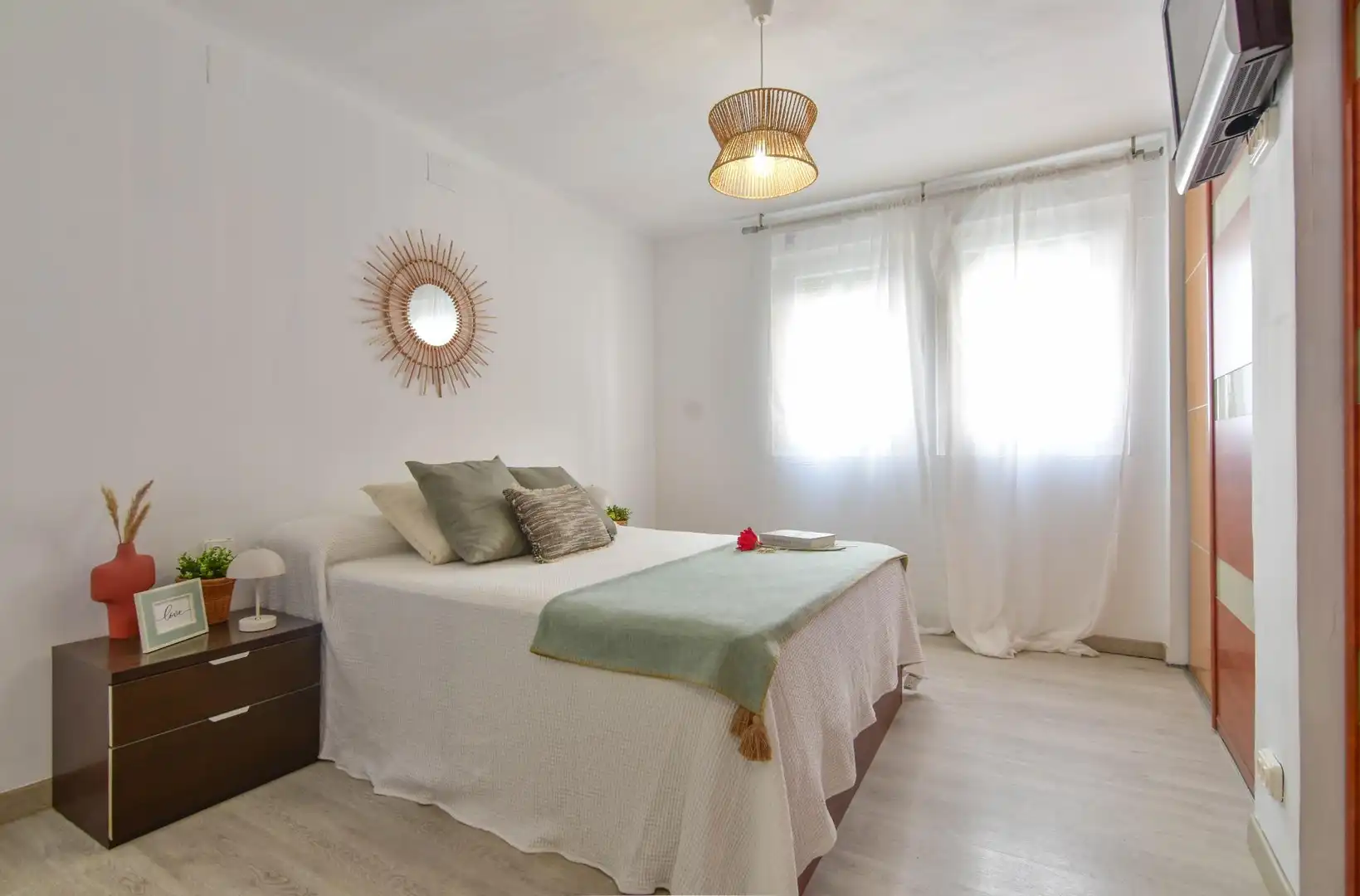 Schlafzimmer von Wohnung zum Verkauf in Alboraya mit Klimaanlage, Abstellraum und Balkon