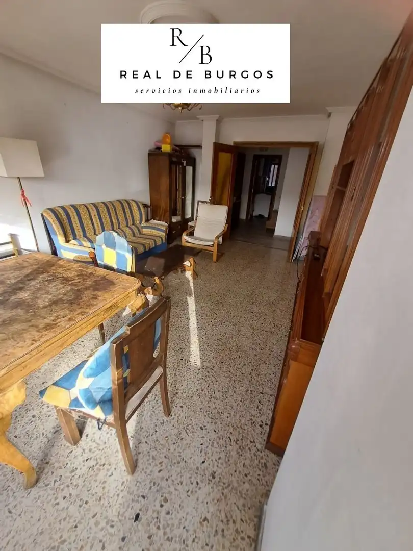 Living room of Flat for rent in Valladolid  with Heating, Terrace and Furnished