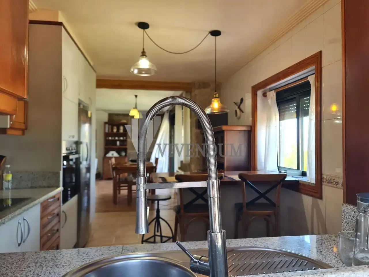 Cocina de Casa o chalet en venta en Redondela con Calefacción, Jardín privado y Terraza