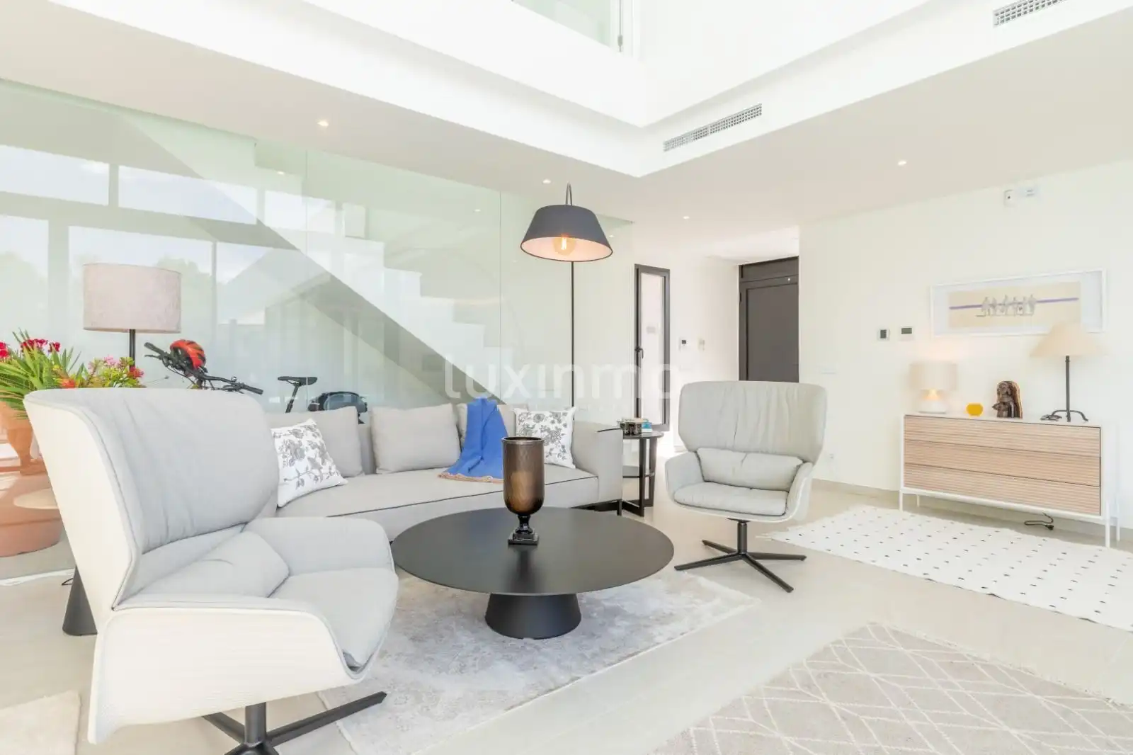 Living room of Houses for sale in Jávea / Xàbia  with Air Conditioner, Heating and Terrace