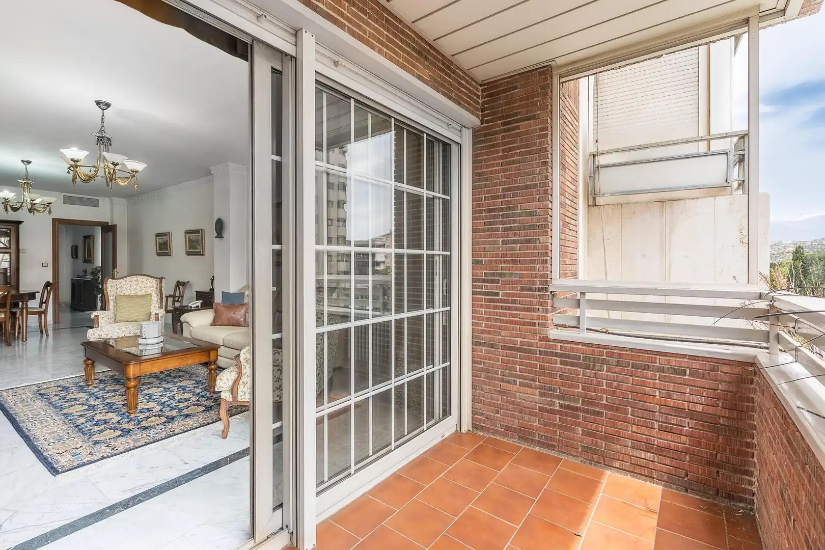 Balcony of Flat for sale in Granada  with Air Conditioner and Heating