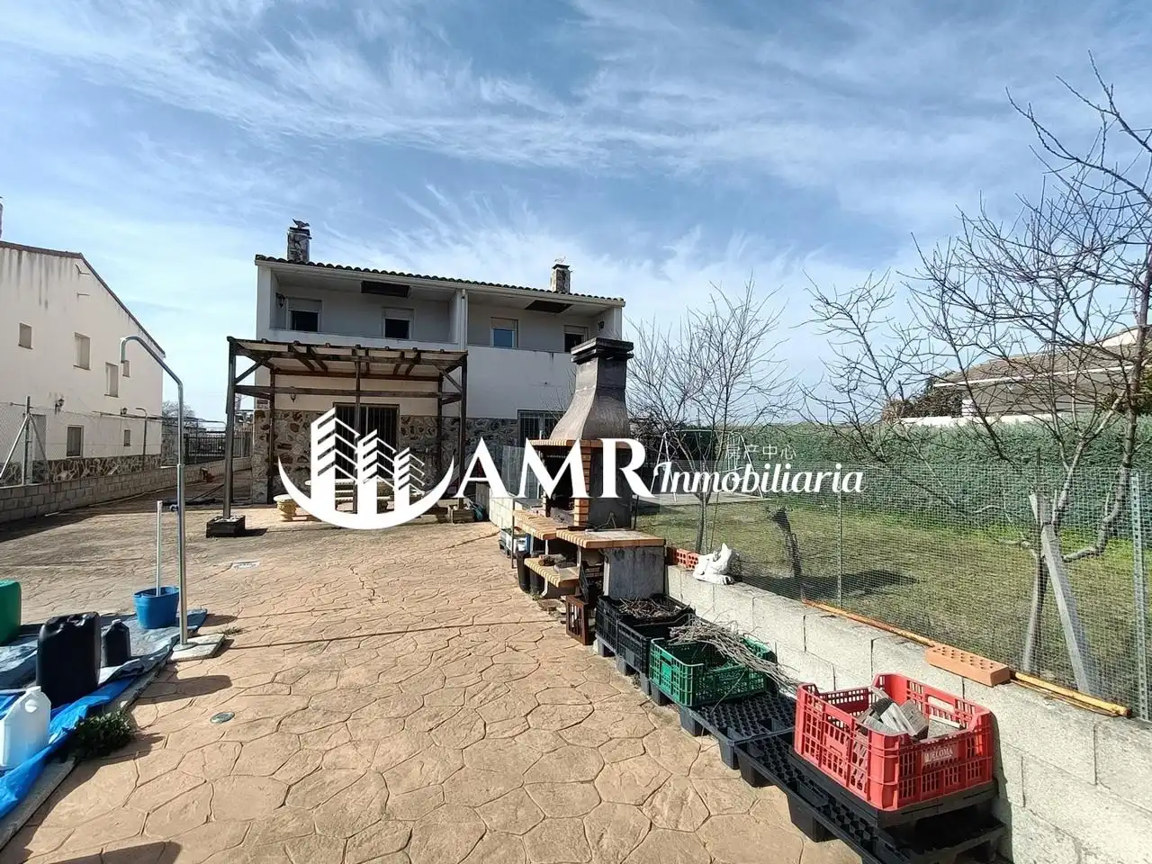 Vista exterior de Casa o chalet en venta en El Viso de San Juan con Calefacción, Jardín privado y Trastero