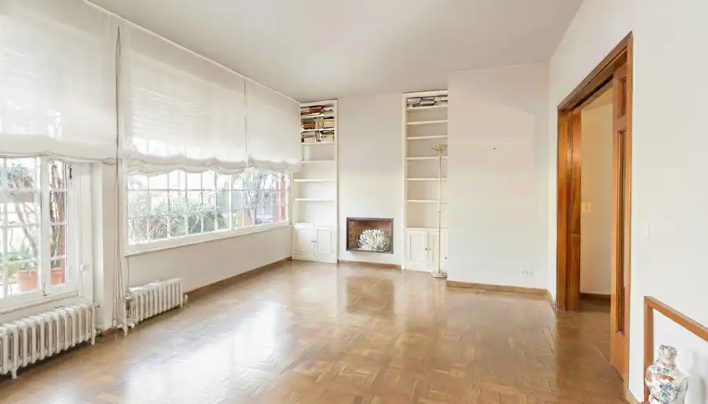 Sala de estar de Ático en venta en Barcelona con Aire acondicionado, Calefacción y Parquet