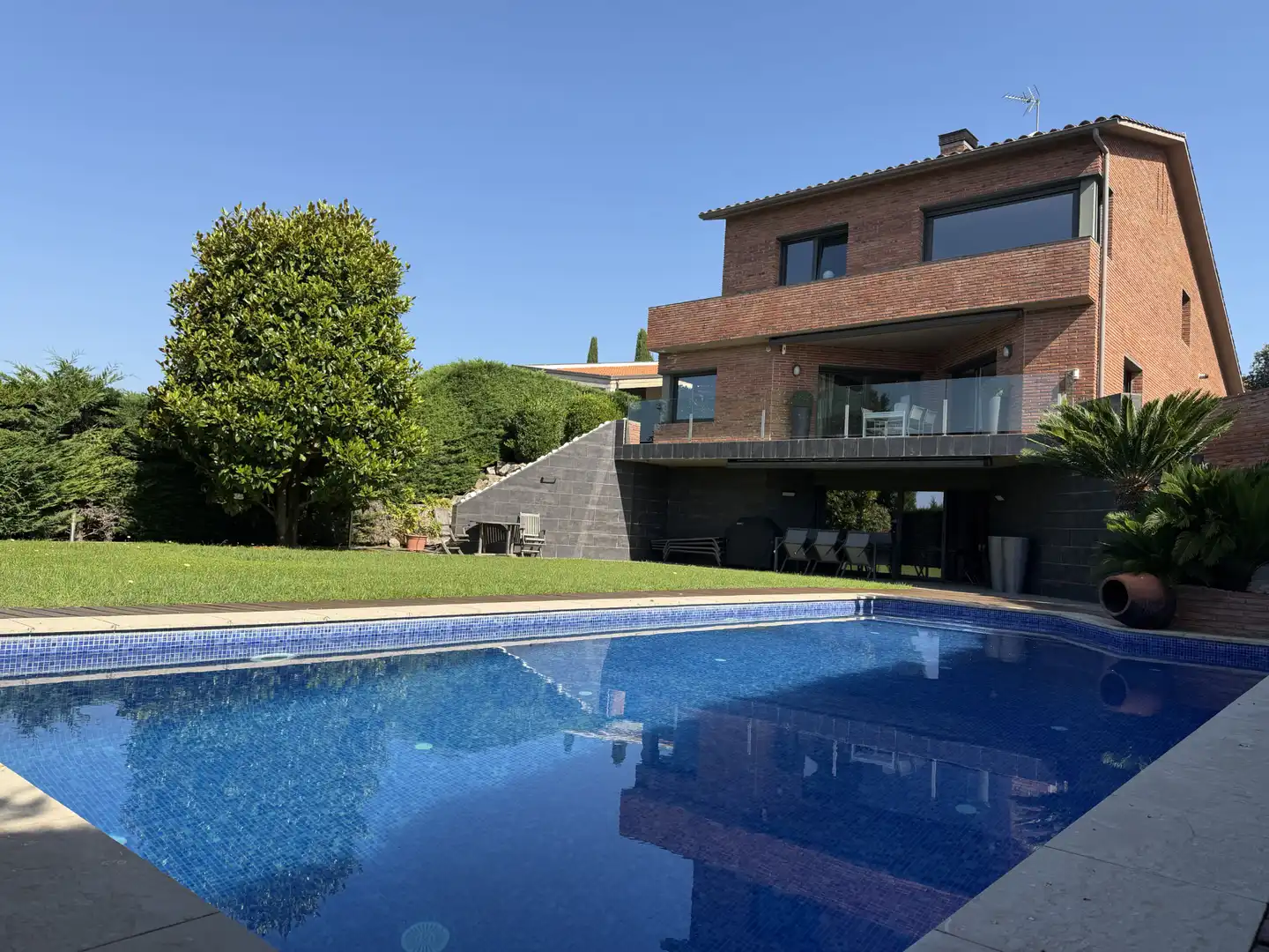 Jardí de Casa o xalet en venda en La Garriga amb Calefacció, Jardí privat i Parquet