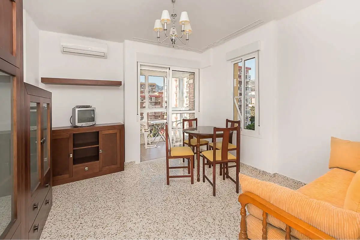 Living room of Apartments for sale in Benalmádena  with Terrace and Furnished