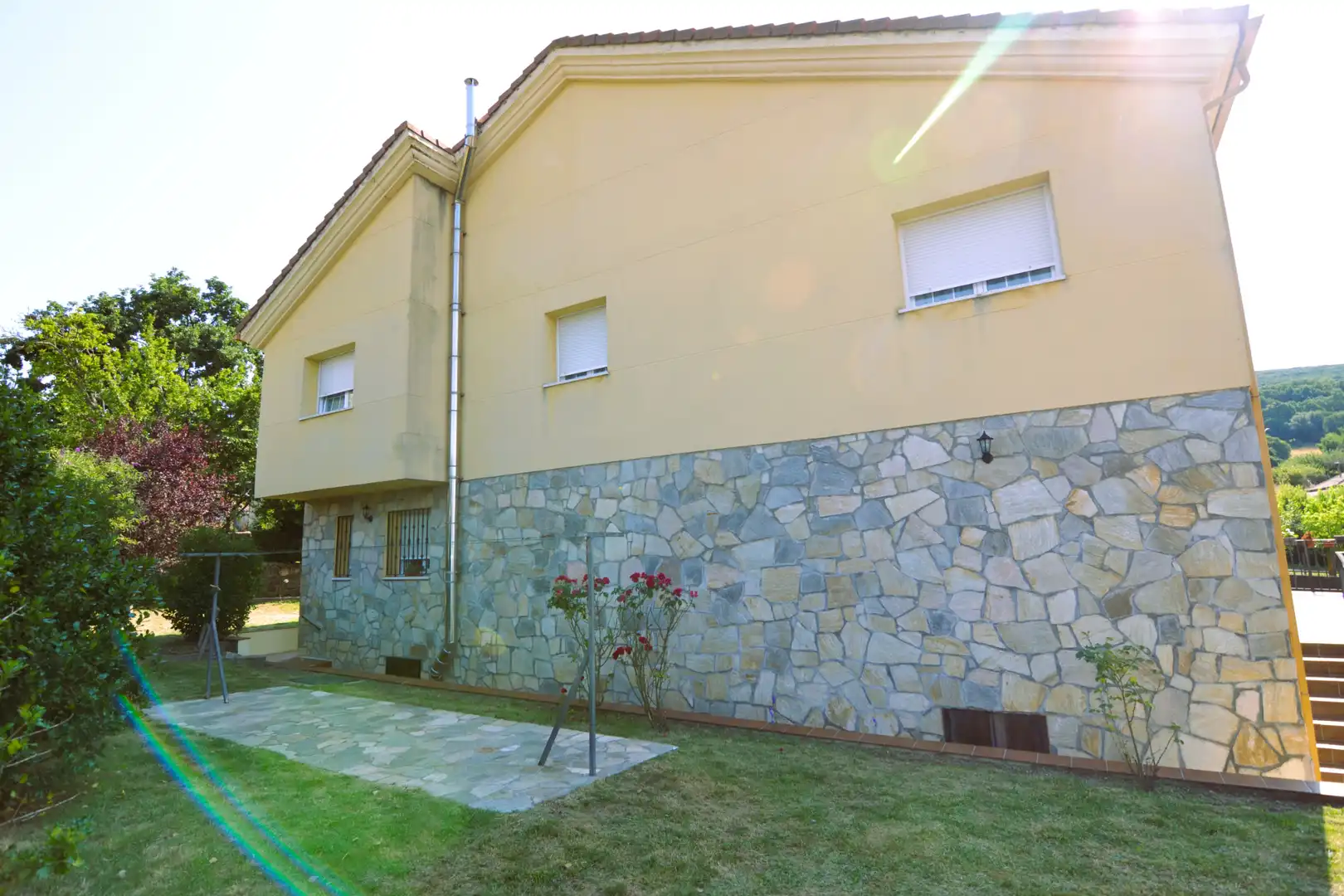 Vista exterior de Casa o chalet en venta en Somosierra con Calefacción, Jardín privado y Terraza