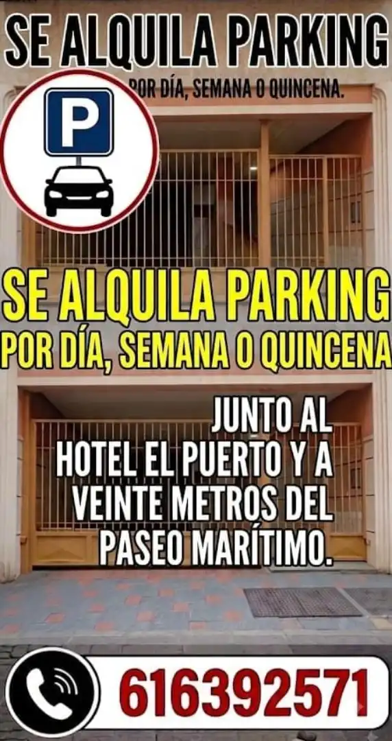 Parking of Garage for rent in Fuengirola