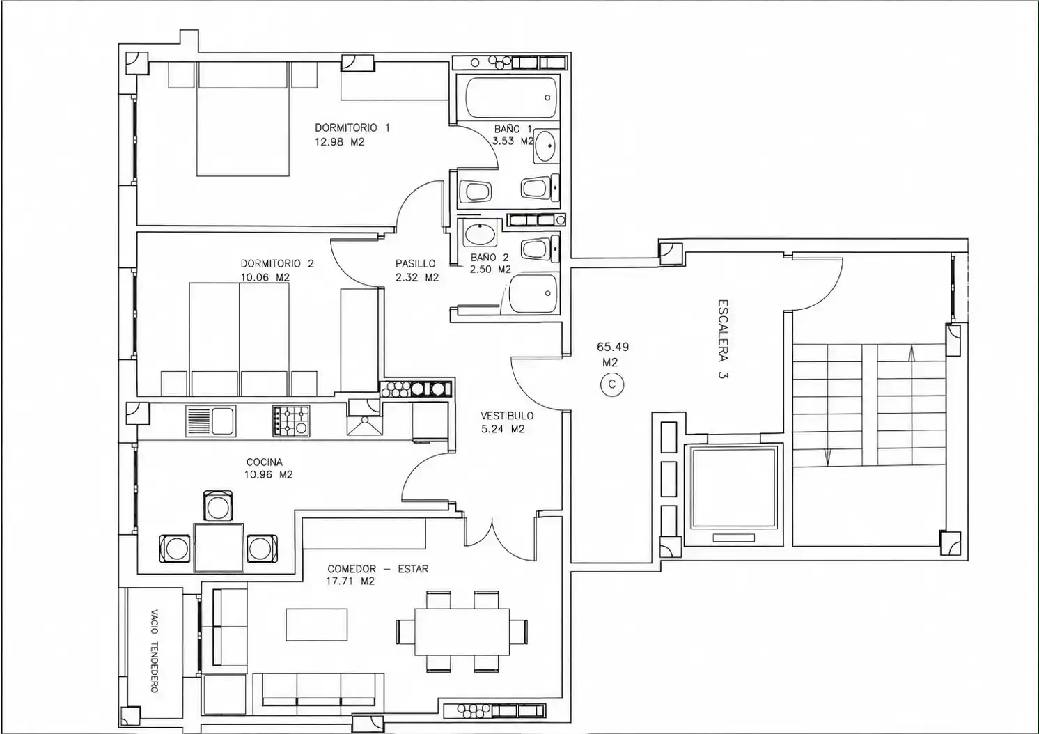 Piso en venta en Lakua-Bizkarra