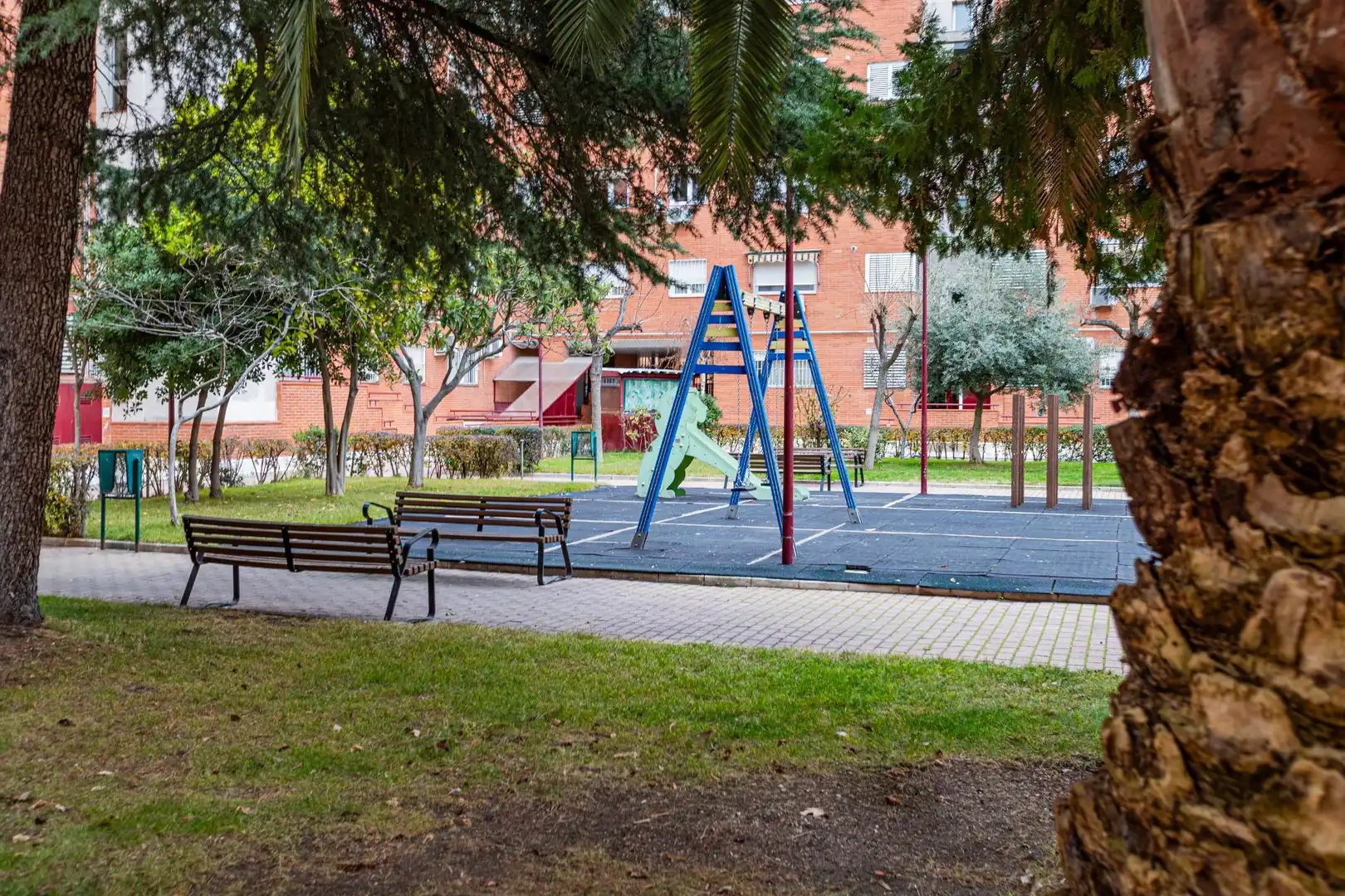 Parking of Flat for sale in Madrid  with Heating and Private garden