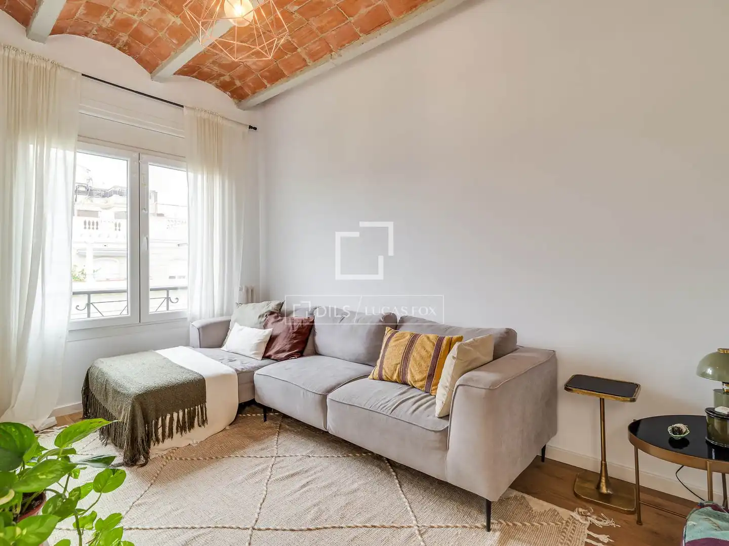 Sala d'estar de Pis en venda en Eixample