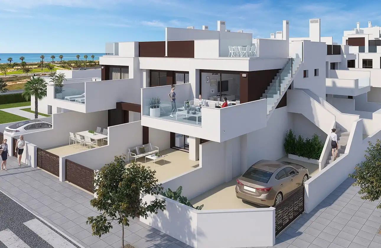 Vista exterior de Apartamento en venta en Pilar de la Horadada con Aire acondicionado, Calefacción y Terraza