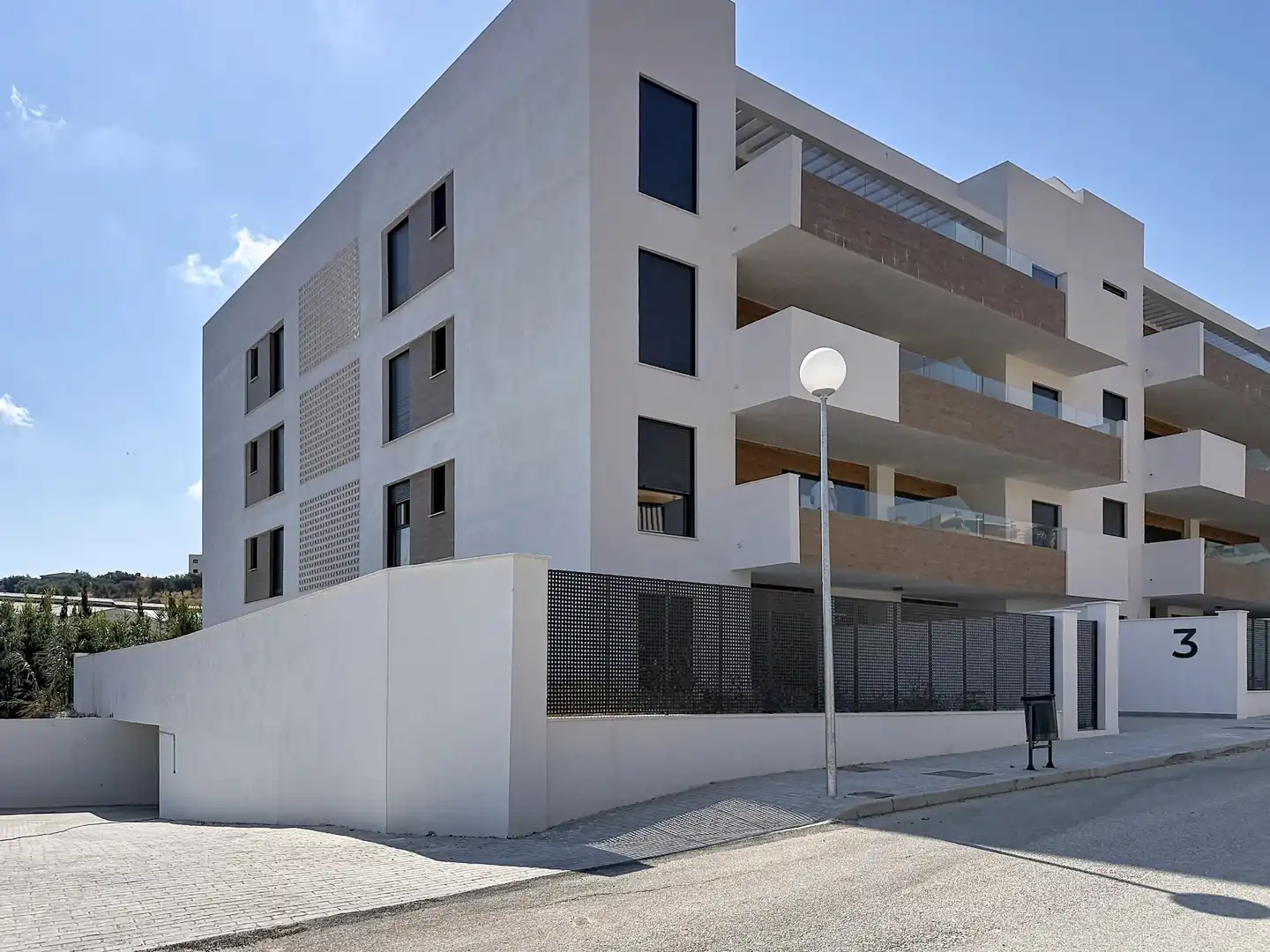 Vista exterior de Piso de alquiler en Cártama con Aire acondicionado, Terraza y Piscina comunitaria