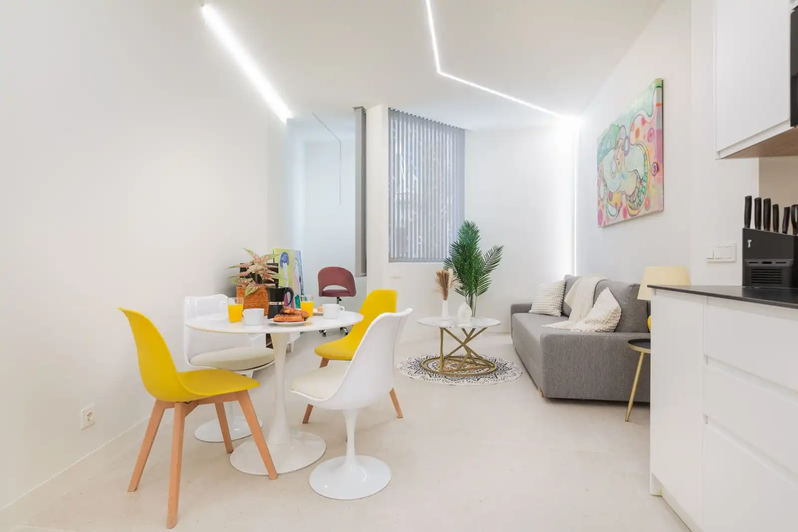 Wohnzimmer von Wohnung zum Verkauf in Málaga mit Klimaanlage, Heizung und Möbliert