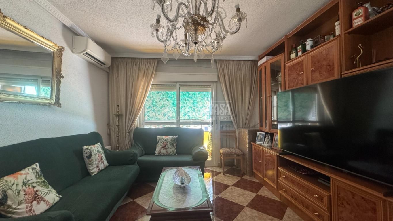 Living room of Flat for sale in  Madrid Capital  with Air Conditioner, Heating and Terrace