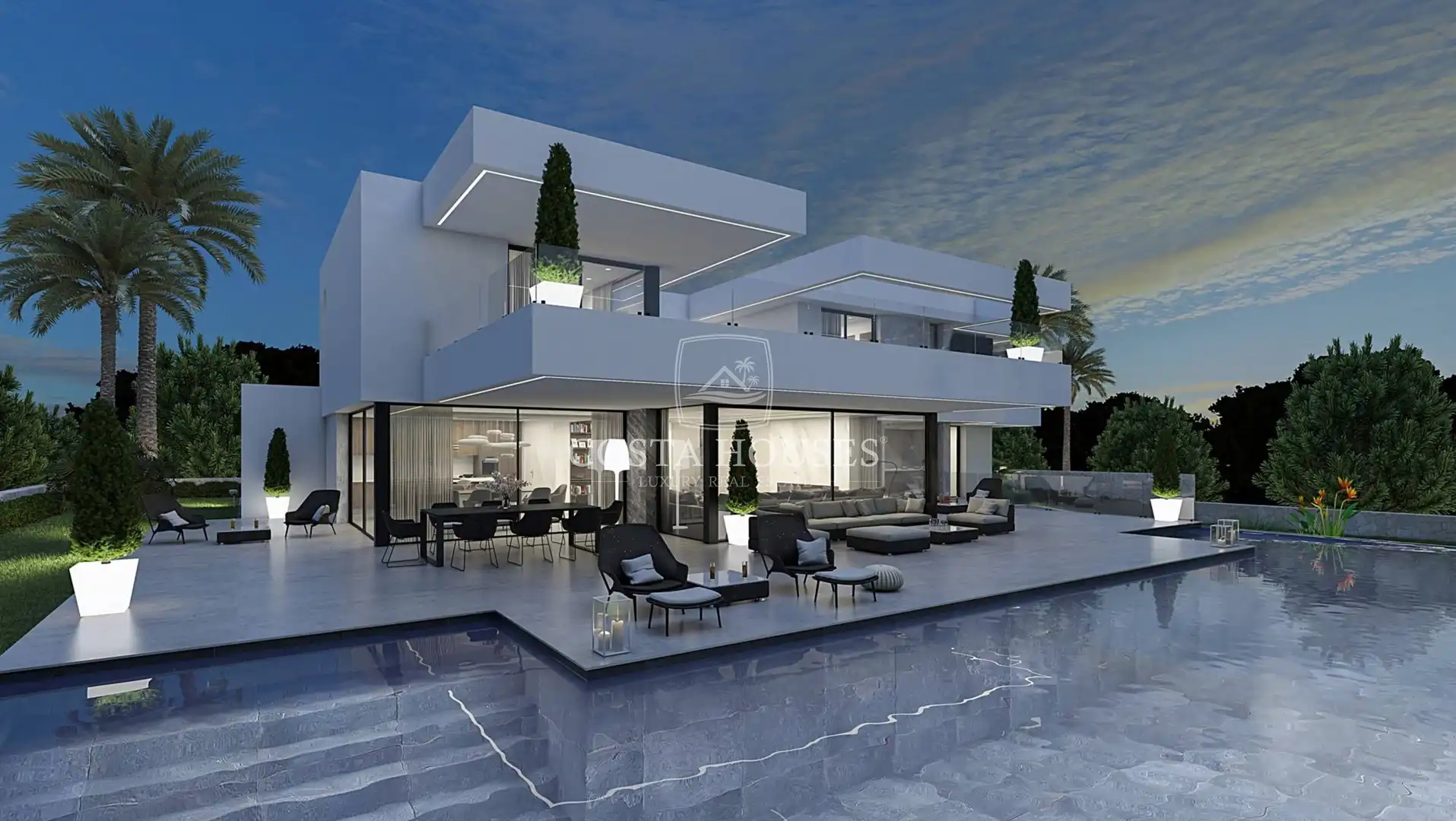 Exterior view of Houses for sale in Dénia  with Air Conditioner, Private garden and Terrace