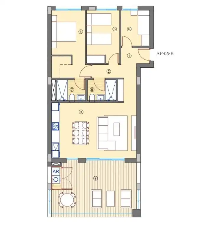 Appartement compact avec terrasse à vendre à Bonalba - Cotoveta, imagen 6