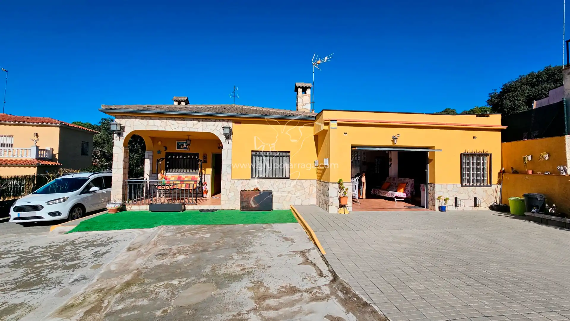 Vista exterior de Casa o chalet en venta en Lloret de Mar con Aire acondicionado, Jardín privado y Piscina