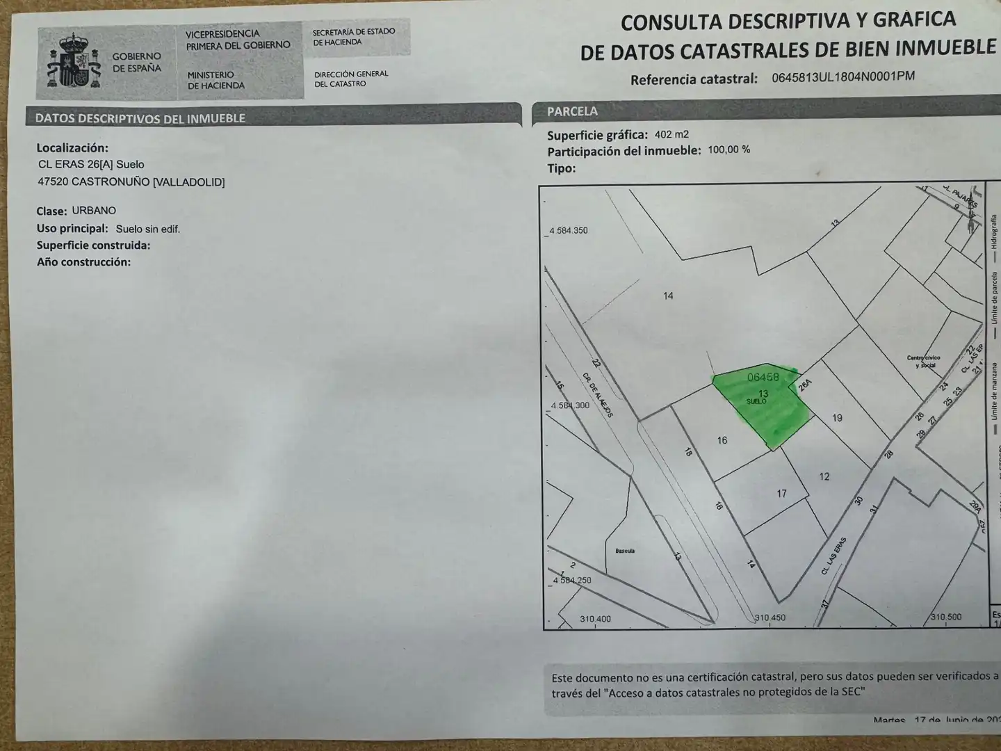 Residencial en venda en Castronuño