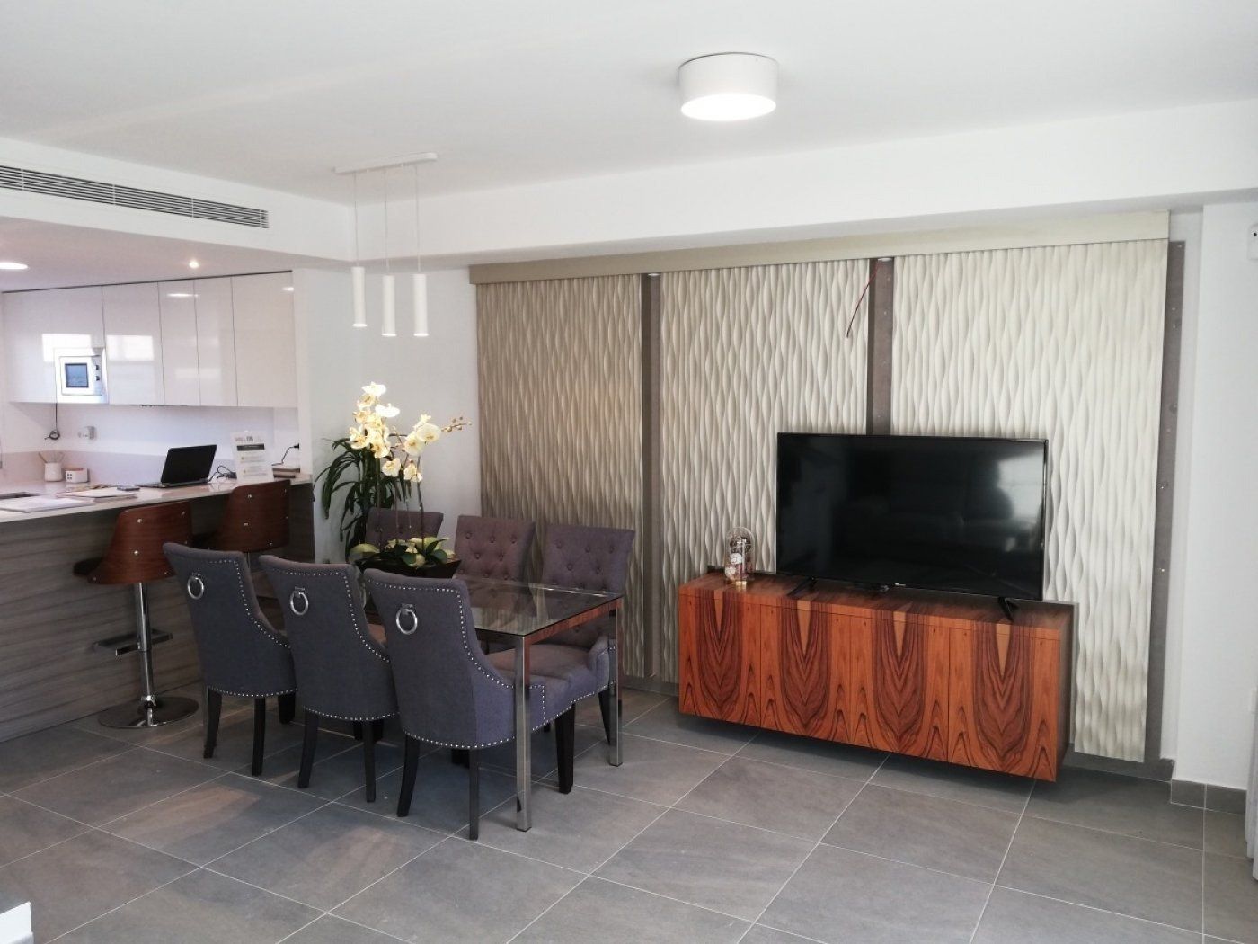 Living room of Flat for sale in Elche / Elx  with Air Conditioner, Heating and Private garden