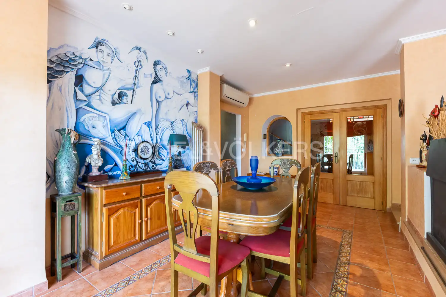 Dining room of Houses for sale in Benifaió  with Air Conditioner, Heating and Private garden