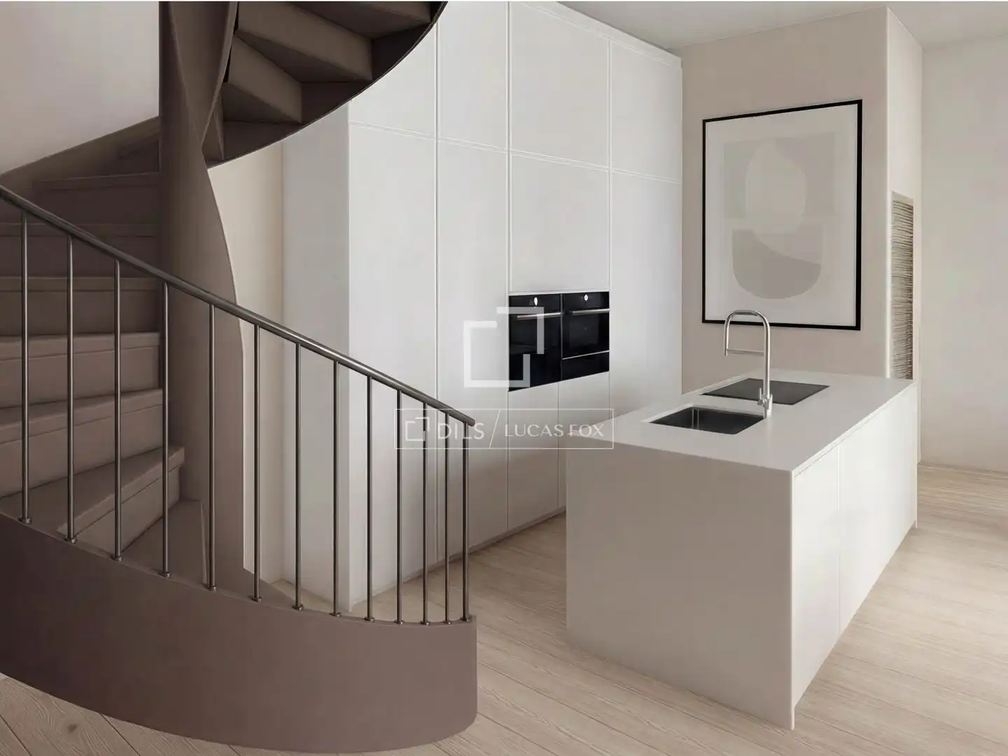 Cocina de Ático en venta en Valencia con Aire acondicionado y Terraza