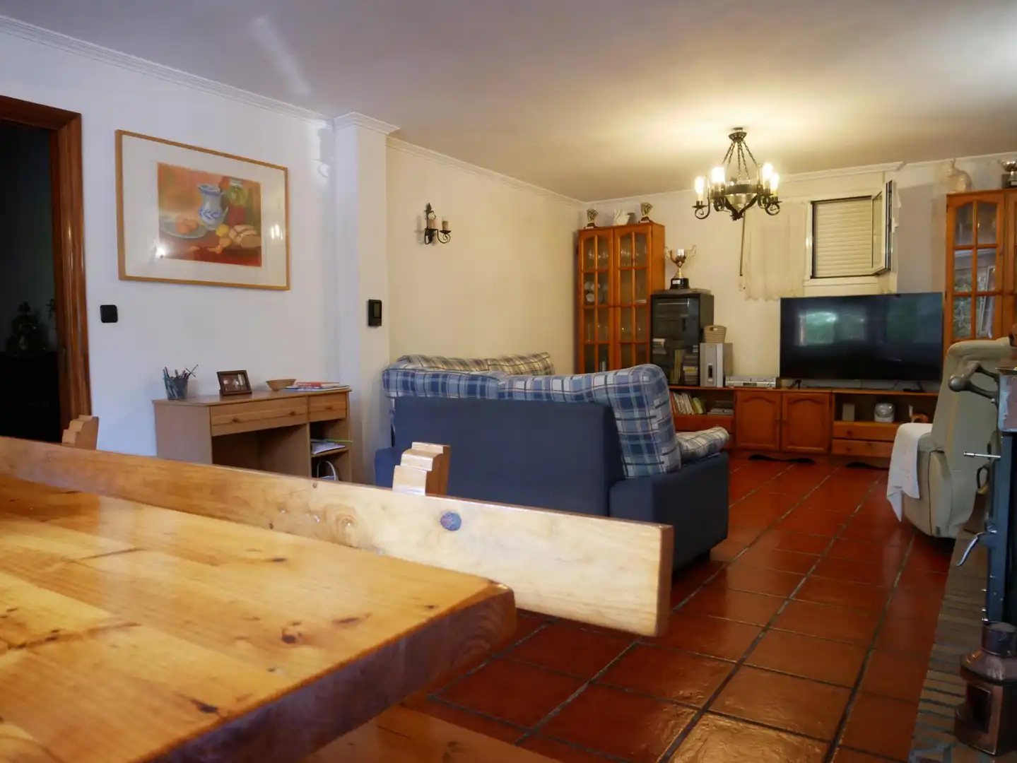 Sala de estar de Casa o chalet en venta en Arrankudiaga / Zollo con Calefacción, Jardín privado y Terraza