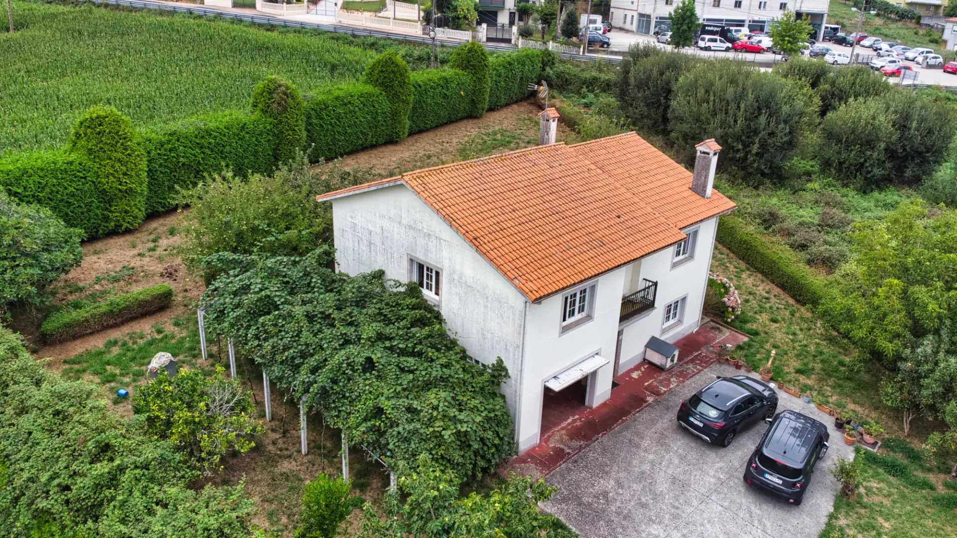 Exterior view of Houses for sale in Abegondo  with Heating, Private garden and Parquet flooring