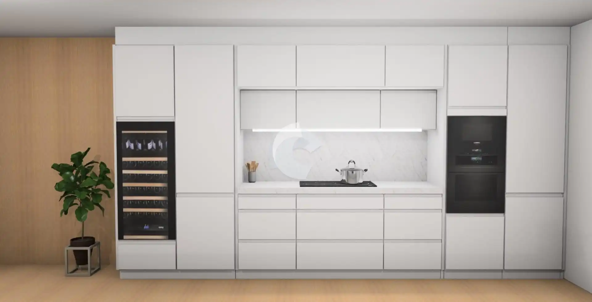 Cocina de Piso en venta en A Coruña Capital  con Calefacción, Trastero y Balcón