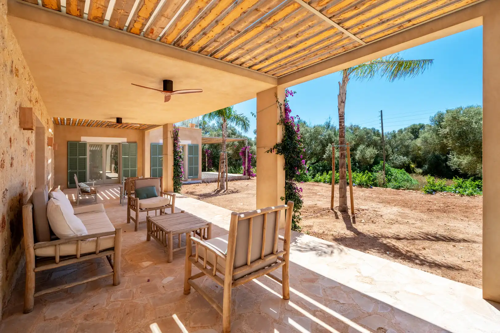 Terraza de Finca rústica en venta en Campos del Río con Aire acondicionado, Calefacción y Terraza