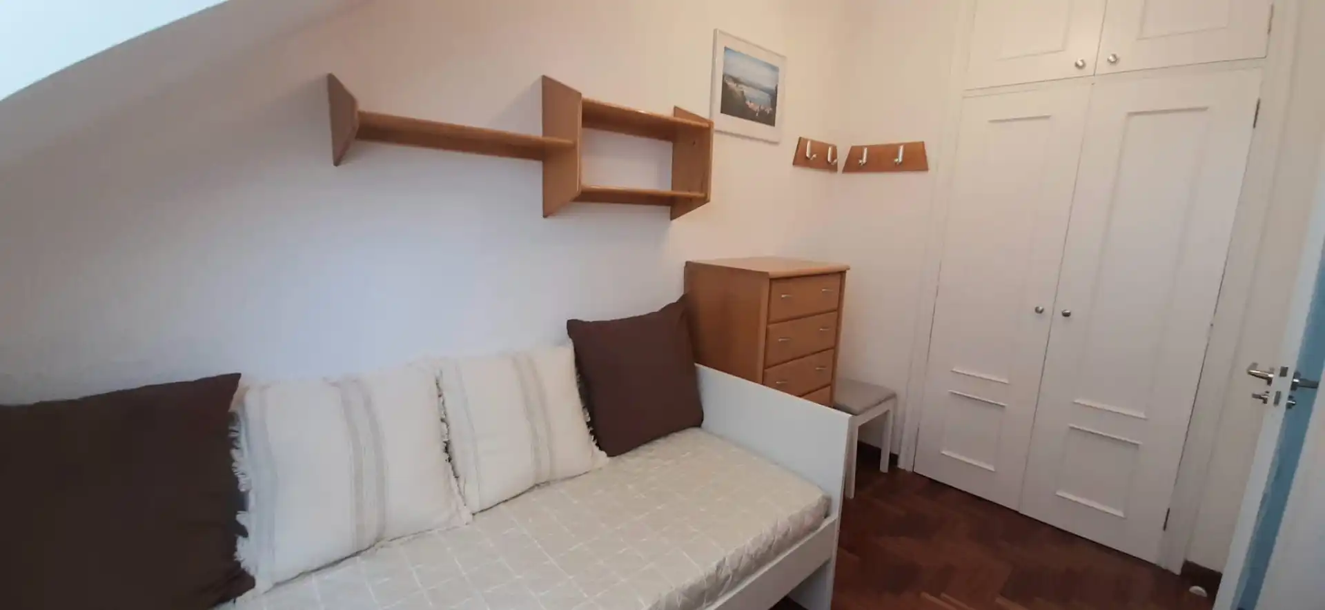 Bedroom of Attic for rent in Baiona  with Furnished, Balcony and Community pool