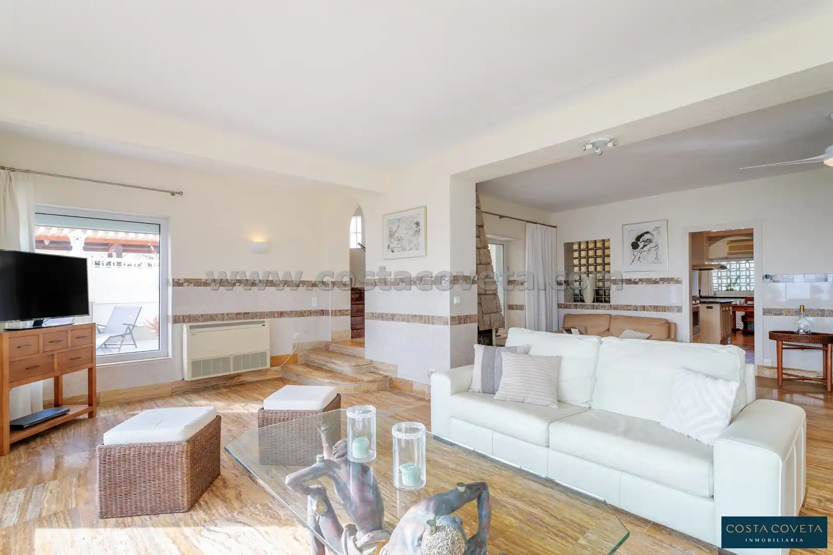 Living room of Houses for sale in El Campello  with Air Conditioner, Private garden and Terrace