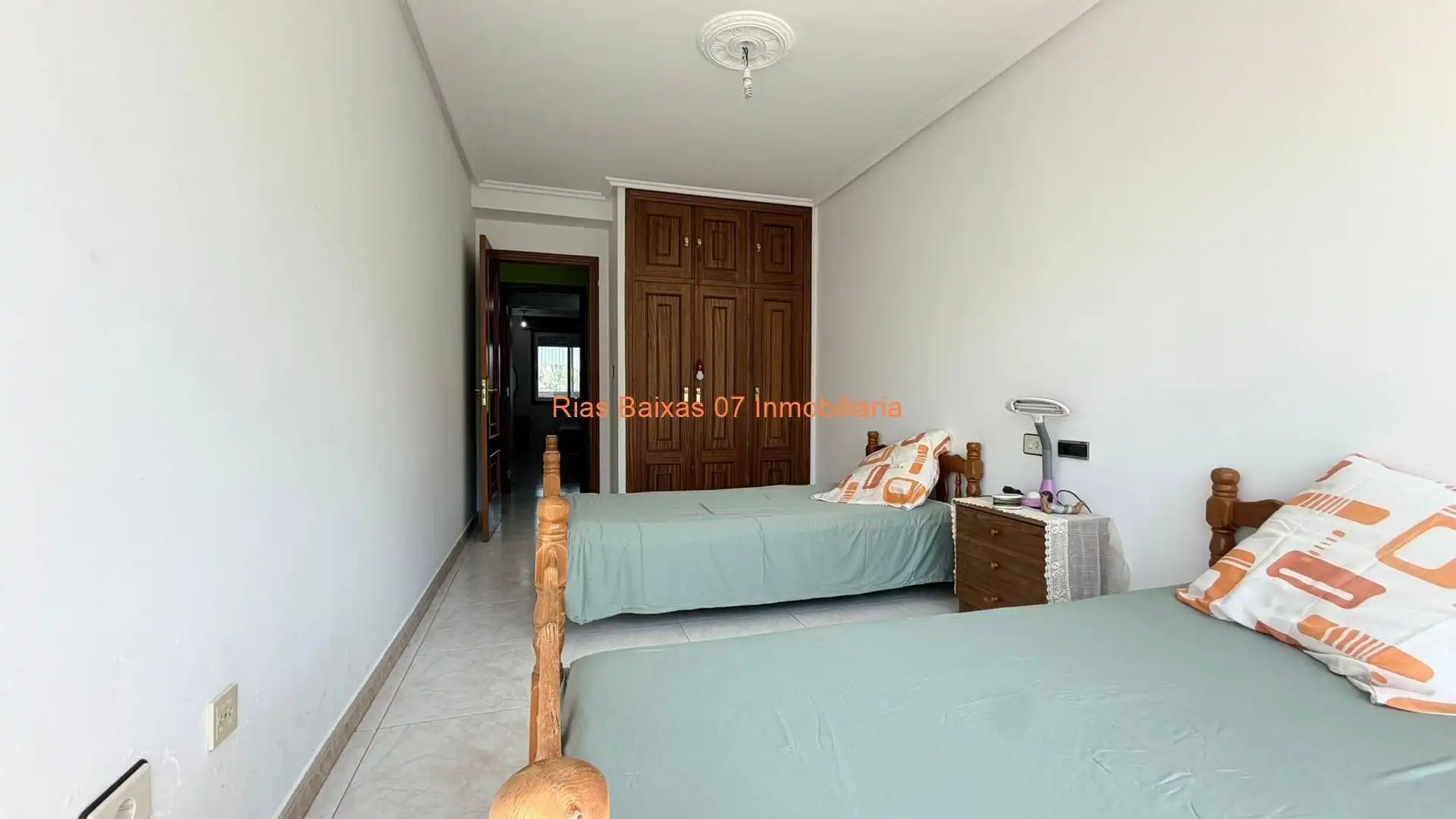 Bedroom of Flat for sale in Cortegada  with Heating, Terrace and Furnished