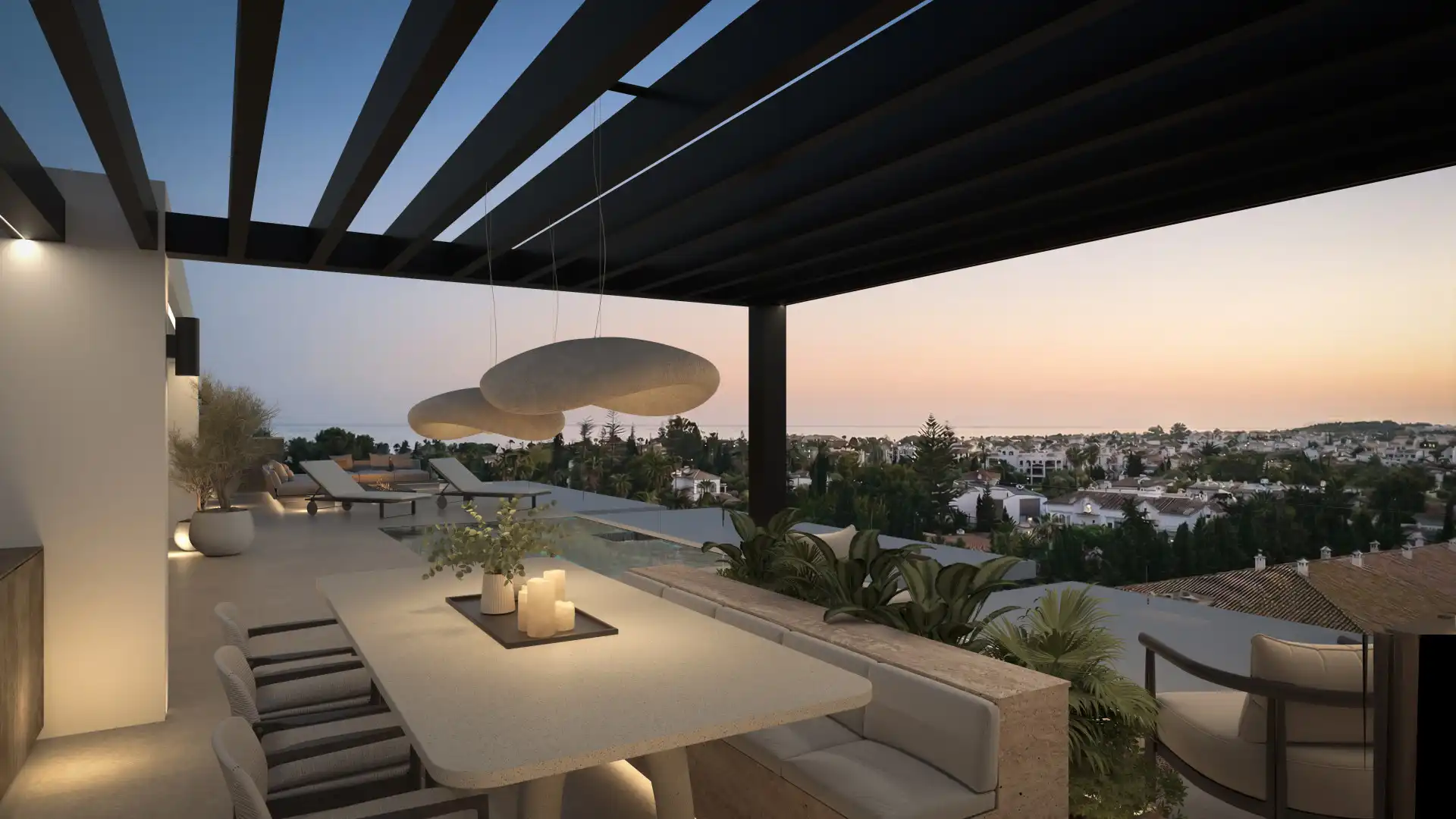Terraza de Casa o chalet en venta en Marbella con Aire acondicionado, Calefacción y Jardín privado